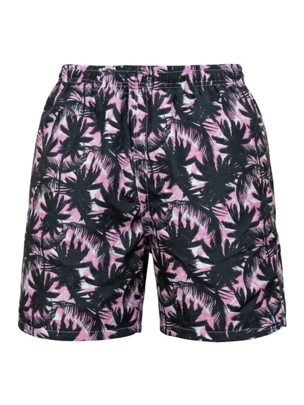 Men's Quick Dry Swim Trunks, Palm Tree Pattern, P35 - Picture 1 of 4